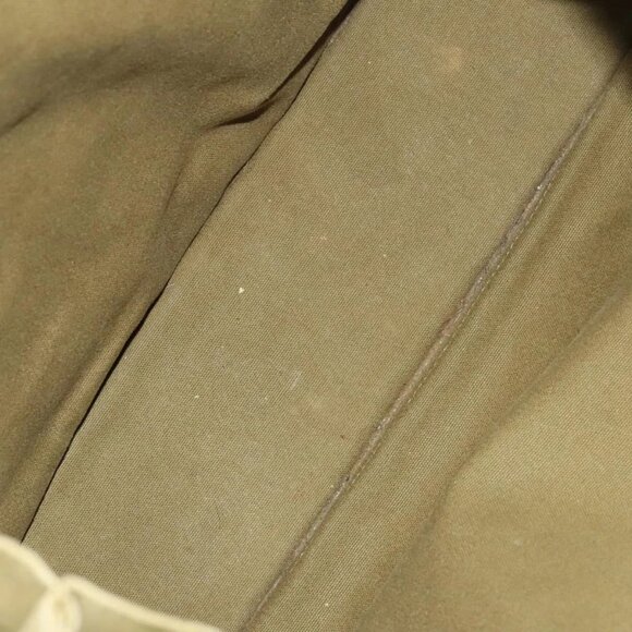 HERMES Fourre Tout Hand Bag Canvas 2Set Green Black Auth ti3372 - Picture 15 of 16